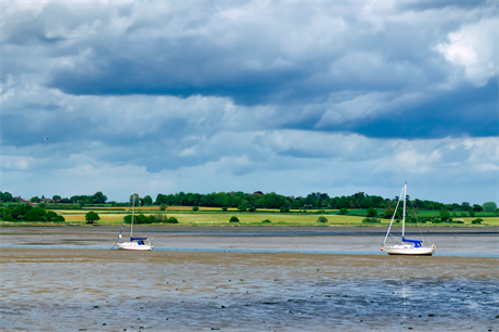 Low tide on the Stour at Mistley (Pic: Getty)