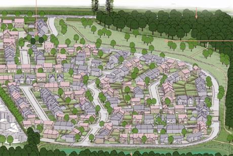 A visualisation of the proposed Mansfield scheme. Image by Gladman Developments