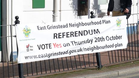 Neighbourhood planning: Government grants for councils' duties remain unchanged