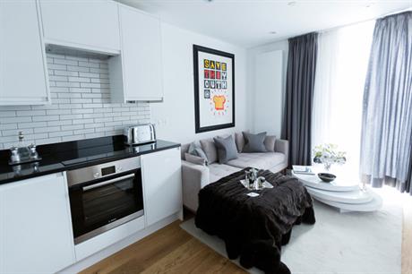 Central Cross: apartment in former office in Croydon that was converted into 82 homes