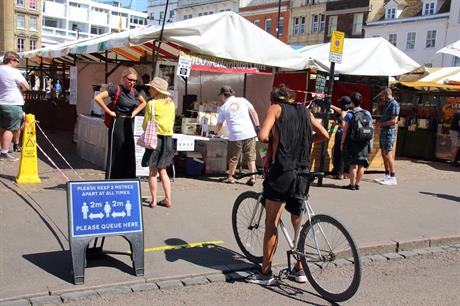 Outdoor markets: planning rules eased. Pic: Getty Images