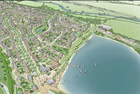 Artists impression of scheme at Rugely, Staffordshire. Image by Engie
