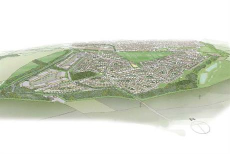 A masterplan visualisation of the development. Image courtesy of CWC