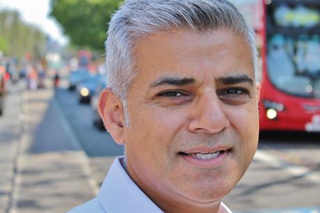 London mayor Sadiq Khan