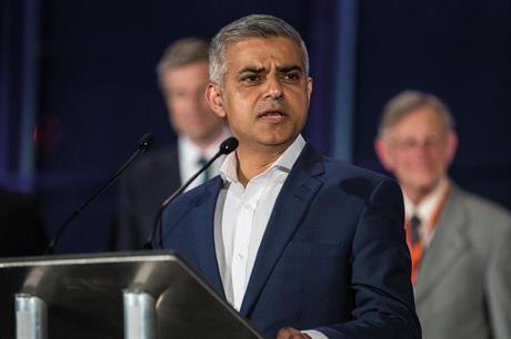 London mayor Sadiq Khan