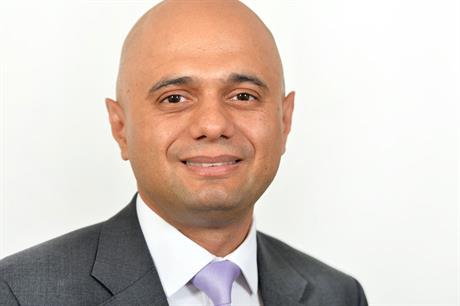 Communities secretary Sajid Javid