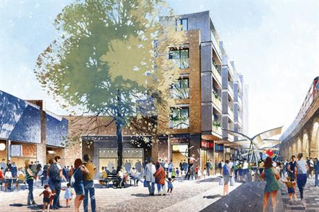 Shepherd's Bush: artist's visualisation of the redevelopment