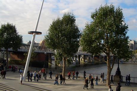 London's Southbank: area included in neighbourhood plan
