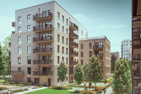 The proposed Victoria Quarter housing development (Pic: One Housing)