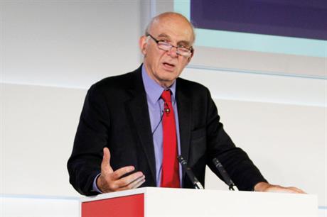 Former Liberal Democrat business secretary Vince Cable will speak at the event