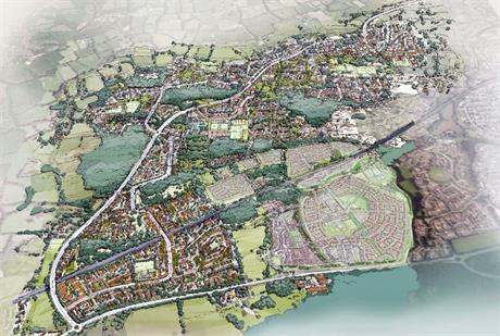 Land west of Ifield, near Crawley. Image by Homes England