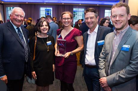 Success: Wokingham Borough Council celebrate their win in this year’s making development viable category
