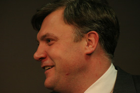 Shadow chancellor Ed Balls