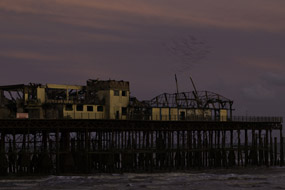 Hastings Pier suffered extensive fire damage in 2010