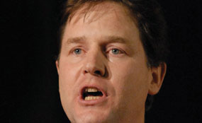 Nick Clegg: deputy prime minister aiming to unblock schemes