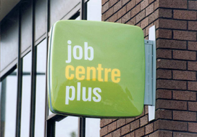 The unemployed are referred to charities by Job Centre Plus