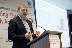 NLP director Matthew Spry at the IED conference