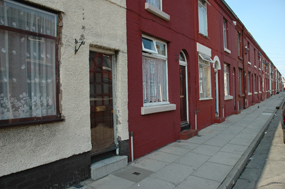 Run down street in Anfield