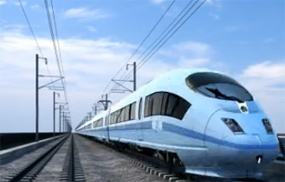 CGI of how the high-speed link could look (pic courtest DfT)