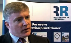 Business and enterprise minister Mark Prisk talks to Regeneration & Renewal