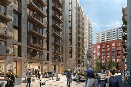 The proposal provides a new connection between Barking town centre and the River Roding (PIC Broadway Malyan)