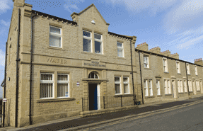 The Pendle Enterprise Haven is housed in a former Water Building in Nelson, Lancashire. Photo by Bill Stephenson