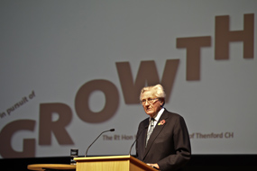 Lord Heseltine at the report launch. Picture: Bisgovuk from Flickr