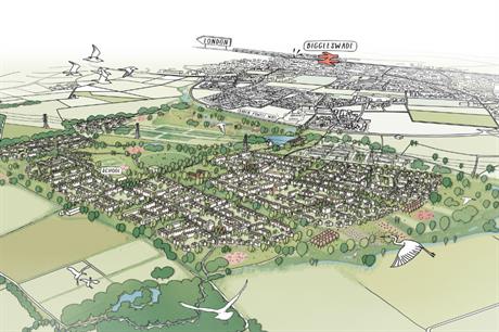 The extension to Biggleswade is being designed to complement both town and surrounding countryside (PIC HTA/UKR)