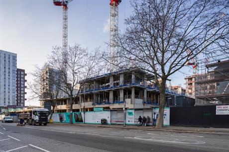 Transport for London has been driving redevelopment of land for housing, as at Blackhorse Road station, where it is working with housebuilder Barratt London and housing provider L&Q (PIC TfL)