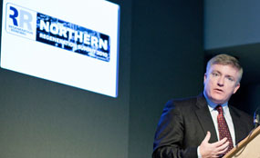 Business and enterprise minister Mark Prisk told the Northern Regeneration Summit that regional development agencies had failed to help close the North-South divide.