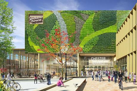 The proposals for the Chester Northgate scheme include living walls (PIC AHR)