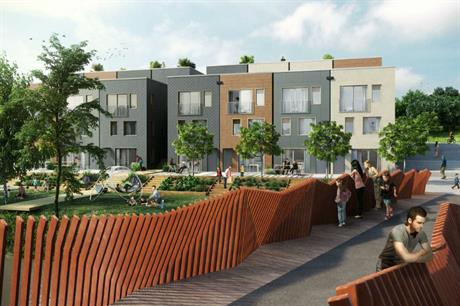 The two areas of the site are linked by a newly installed bridge across the River Aire