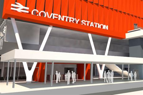 The masterplan for Coventry Station includes a new station concourse (PIC D5 Architects)