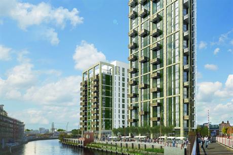 RBS and HSBC are backing the development of Essential Living's Creekside Wharf (PIC Assael Architecture)