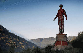 Wales: The Guardian mining memorial in the Valleys
