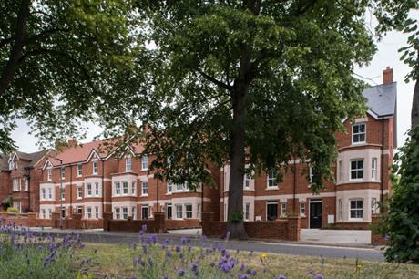Traditional materials and designs make a characterful streetscene at De Montfort Place (PIC Storey Homes)