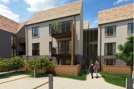 Hanover's Woodside Square scheme in north London includes a range of tenures for differing affordability levels (PIC Hanover Housing Association)