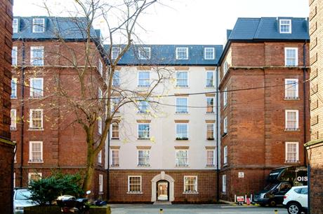 The existing buildings of Lisgar Terrace are joined by rendered link blocks (PIC Durkan)
