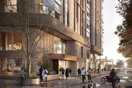 The 55 West scheme is being developed adjacent to west Ealing Crossrail station (PIC DMWR Architects)