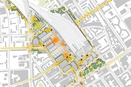 Architect Grimshaw's concept for the new station and public realm, which are planned to be a catalyst for broader regeneration (PIC Grimshaw)