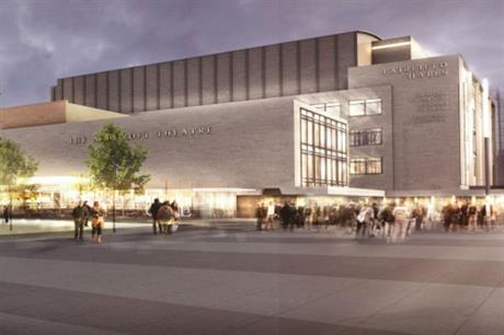 Croydon's planned public space will complement its Fairfield Halls, which is due to reopen in September following refurbishment and expansion