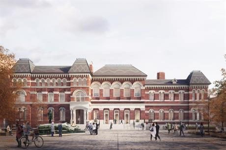 The revived Walworth Town Hall will have a new entrance looking onto a public square (PIC Darc Studio)