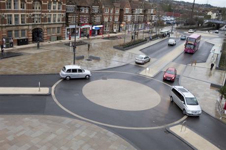 The transport and public realm improvements at Frideswide Square in Oxford