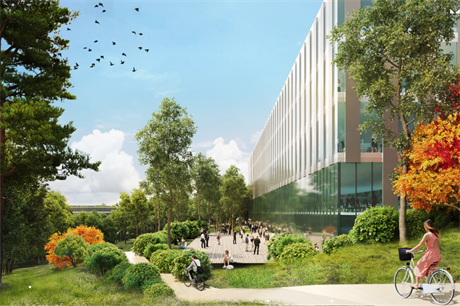 U+I's KIngstanding will have more than 74,000 square metres of warehousing and offices (PIC U+I/Scott Brownrigg)