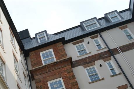 Schemes in the capital are already tapping into the potential for upward extension, like Lisgar Terrace, in West Kensington, which is delivered by Southern Housing Group with contractor Durkan (PIC Durkan)