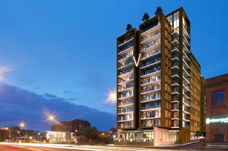The Baltic Triangle proposal combines a hotel with 50 serviced apartments (PIC Elliott Group)