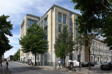 Pilbrow & Partners' design for 344-350 Old Brompton Road transitions in height to marry its historic and contemporary contexts (PIC Pilbrow & Partners)