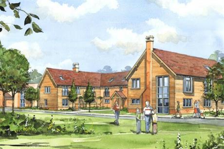A new hospice is part of larger plans to develop 600 homes in Pease Pottage (PIC JTP)