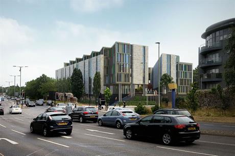 The Benedicts Gate development, in Norwich, will provide 302 student bedspaces (PIC Alumno Group)