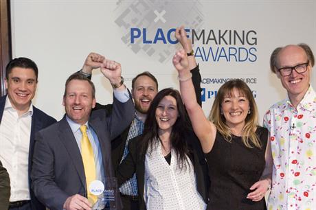 Winners: the event took place in London last night